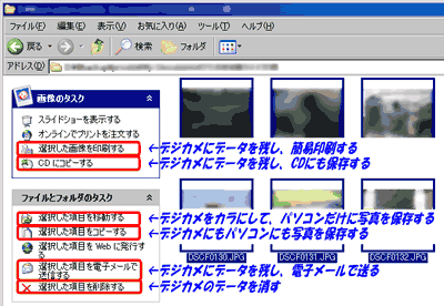 デジタルカメラ デジカメ で撮ったファイルの整理方法