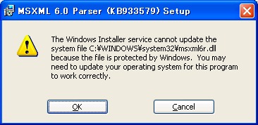 msxml 6.0 parser x64 failed to install