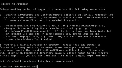 FreeBSD 9.0 をインストールする方法