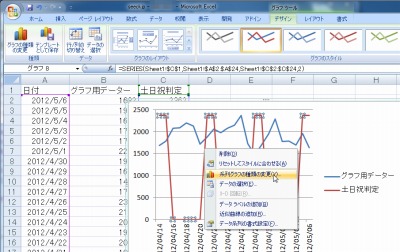 Excel グラフ背景の一部に色を付ける方法 (2)  SEECK.JP サポート