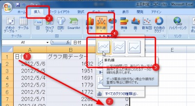 Excel グラフ背景の一部に色を付ける方法 (2)  SEECK.JP サポート