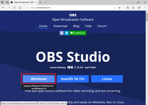 Obs Studio をインストールする方法 Seeck Jp サポート